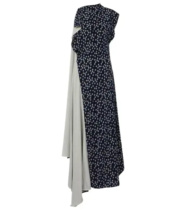 Proenza Schouler Devyn floral draped maxi dress