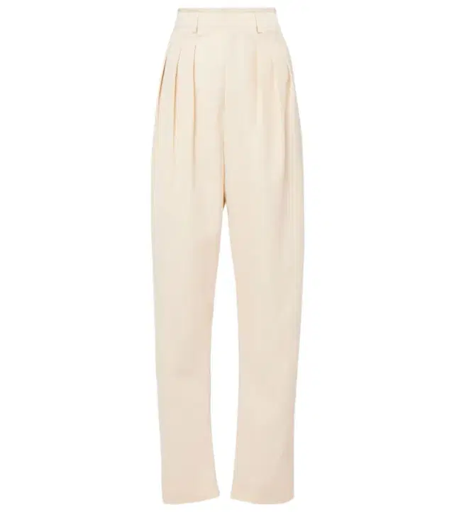 Lemaire Wool-blend gabardine tapered pants