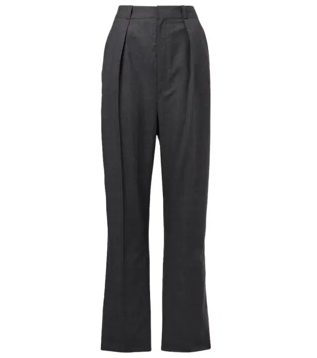 Lemaire Pleated wool twill straight pants