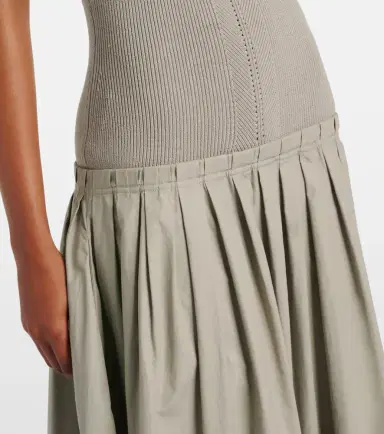Proenza Schouler White Label Malia pleated maxi dress | Thumbnail 4