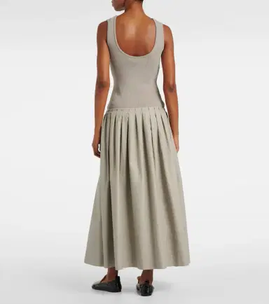 Proenza Schouler White Label Malia pleated maxi dress | Thumbnail 6
