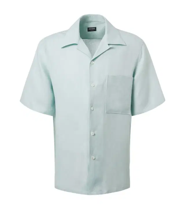 Zegna Linen bowling shirt
