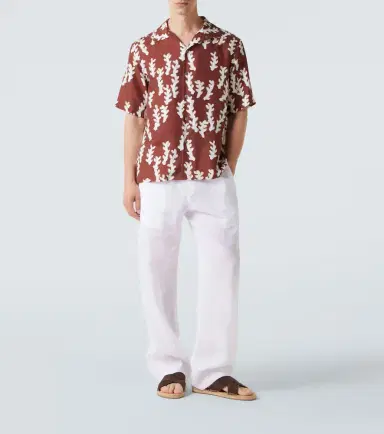 Zegna Printed silk bowling shirt | Thumbnail 3