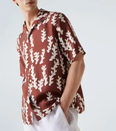 Zegna Printed silk bowling shirt | Thumbnail 5