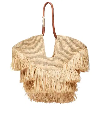Zimmermann Goldentime Medium raffia tote bag | Thumbnail 1