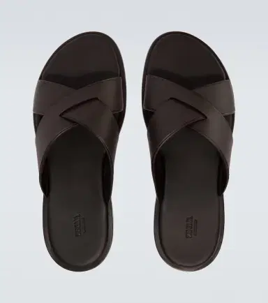 Zegna Leather sandals | Thumbnail 3 Zegna Leather sandals | Thumbnail 3