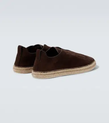 Zegna Triple Stitch suede espadrilles | Thumbnail 4 Zegna Triple Stitch suede espadrilles | Thumbnail 4