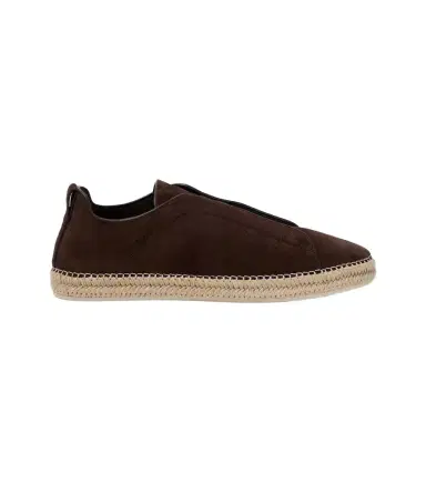 Zegna Triple Stitch suede espadrilles | Thumbnail 1 Zegna Triple Stitch suede espadrilles | Thumbnail 1
