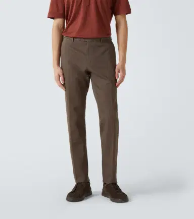 Zegna Cotton and linen chinos | Thumbnail 2