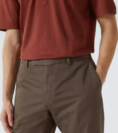 Zegna Cotton and linen chinos | Thumbnail 3