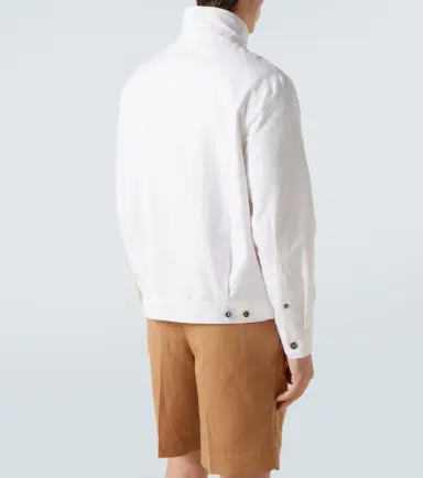 Zegna Cotton, linen, and silk jacket | Thumbnail 6 Zegna Cotton, linen, and silk jacket | Thumbnail 6