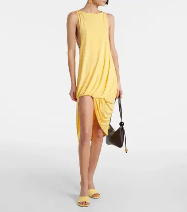 Jacquemus Peplo draped jersey minidress | Thumbnail 2