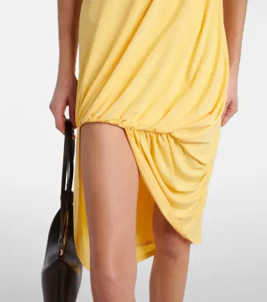 Jacquemus Peplo draped jersey minidress | Thumbnail 4
