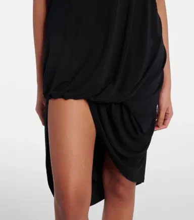 Jacquemus Peplo draped jersey midi dress | Thumbnail 4