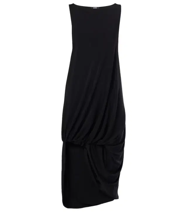 Jacquemus Peplo draped jersey midi dress