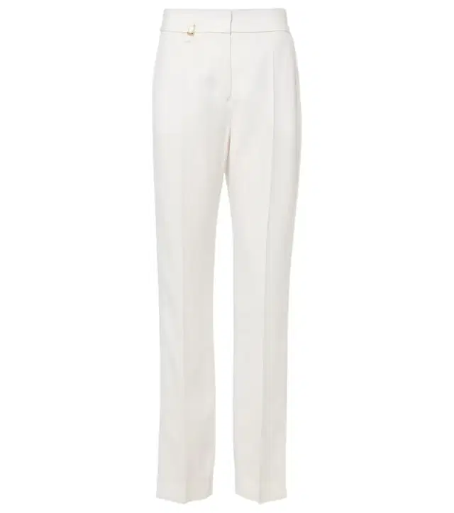 Jacquemus Tibau high-rise canvas slim pants