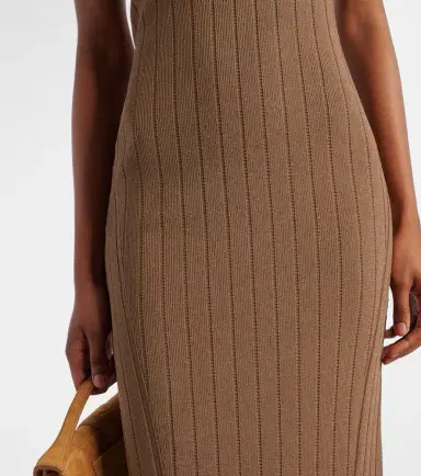 Jacquemus Sierra ribbed-knit midi dress | Thumbnail 3