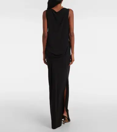 Jacquemus Peplo draped jersey maxi dress | Thumbnail 3