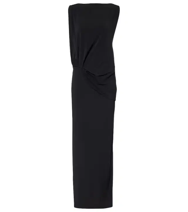Jacquemus Peplo draped jersey maxi dress
