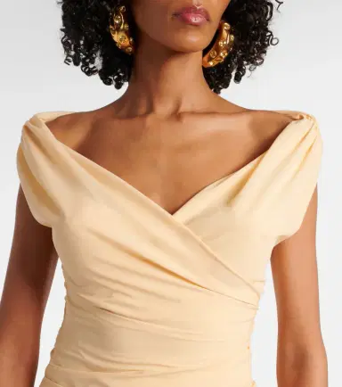 Jacquemus Rita ruched minidress | Thumbnail 5