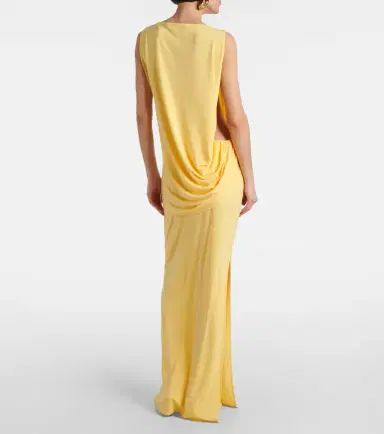 Jacquemus Peplo jersey maxi dress | Thumbnail 3