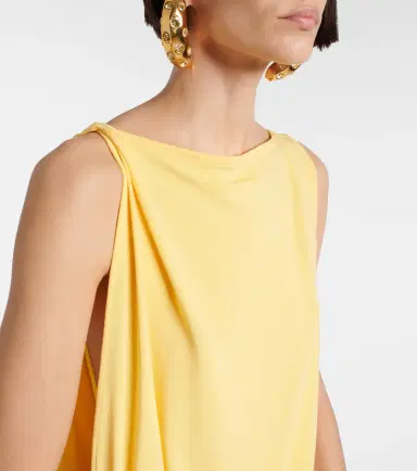 Jacquemus Peplo jersey maxi dress | Thumbnail 5
