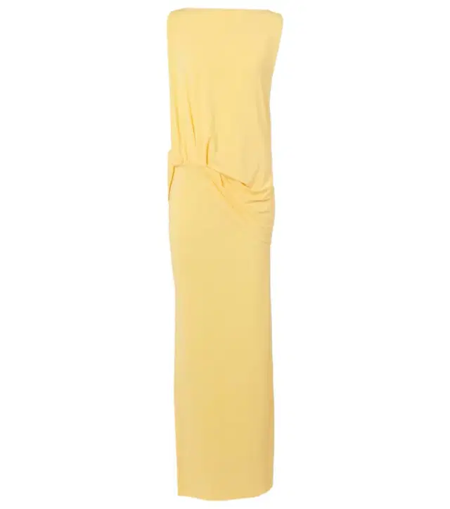 Jacquemus Peplo jersey maxi dress