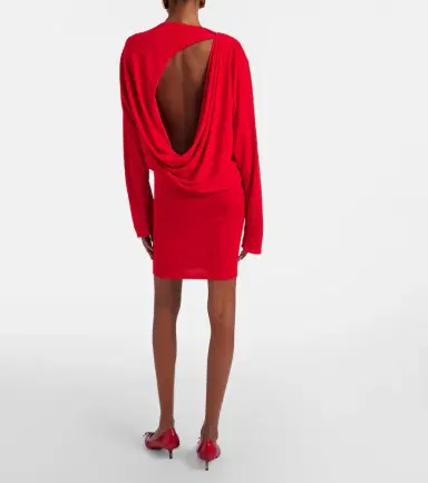 Jacquemus La Croisière open-back jersey minidress | Thumbnail 2