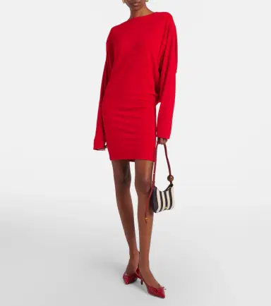 Jacquemus La Croisière open-back jersey minidress | Thumbnail 4