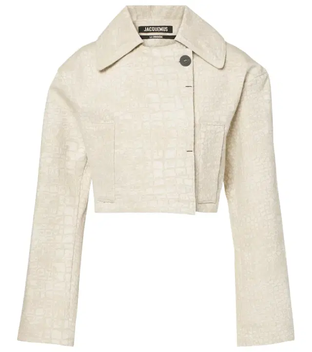 Jacquemus Marino De-Nîmes croc-effect denim jacket