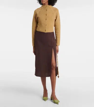 Jacquemus Scala croc-effect cardigan | Thumbnail 3