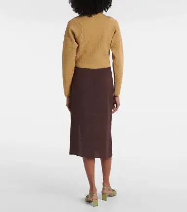 Jacquemus Scala croc-effect cardigan | Thumbnail 4
