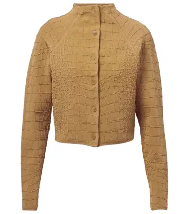 Jacquemus Scala croc-effect cardigan | Thumbnail 1