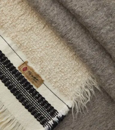 The House of Lyria Madornale mohair and wool-blend throw | Thumbnail 4