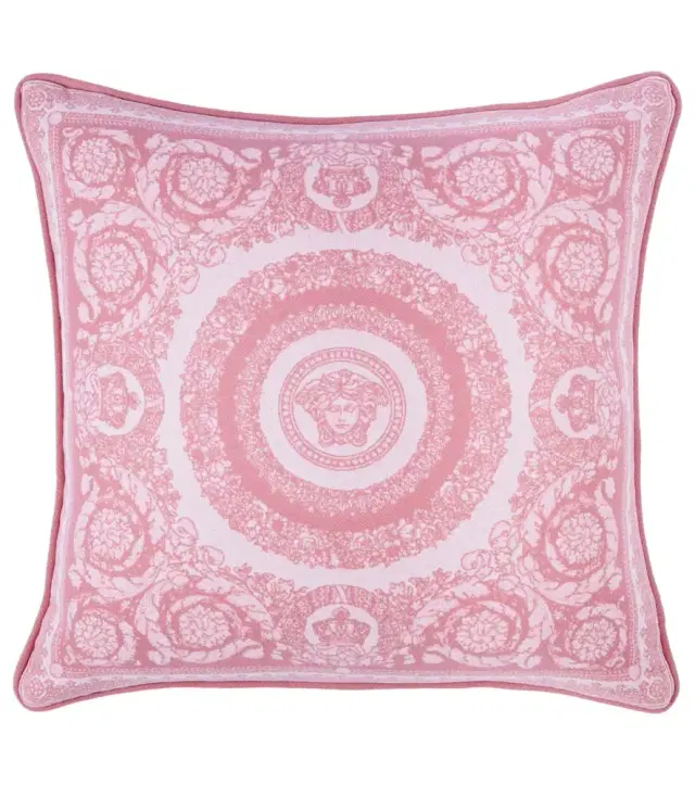 Versace Home Crete de Fleur wool and cashmere cushion