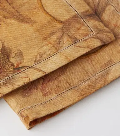 The House of Lyria Otus set of 2 printed linen napkins | Thumbnail 4