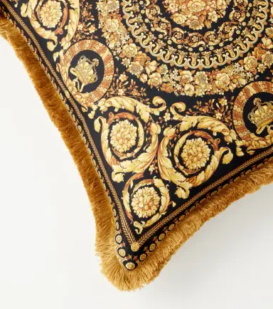 Versace Home Barocco silk cushion | Thumbnail 3