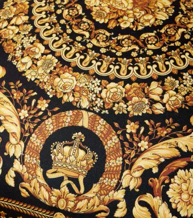 Versace Home Barocco silk cushion | Thumbnail 4