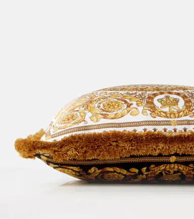 Versace Home Barocco silk cushion | Thumbnail 5