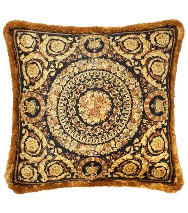 Versace Home Barocco silk cushion | Thumbnail 1