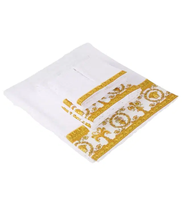Versace Home Set of 5 cotton terry towels