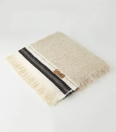 The House of Lyria Cicatrice fringed wool-blend blanket | Thumbnail 4