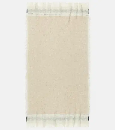 The House of Lyria Cicatrice fringed wool-blend blanket | Thumbnail 5