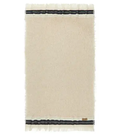 The House of Lyria Cicatrice fringed wool-blend blanket | Thumbnail 1