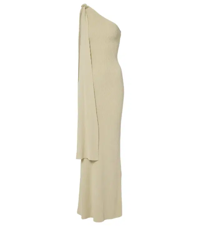Aya Muse Dara one-shoulder draped maxi dress