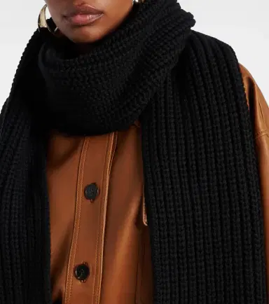 Saint Laurent Cashmere scarf | Thumbnail 5 Saint Laurent Cashmere scarf | Thumbnail 5