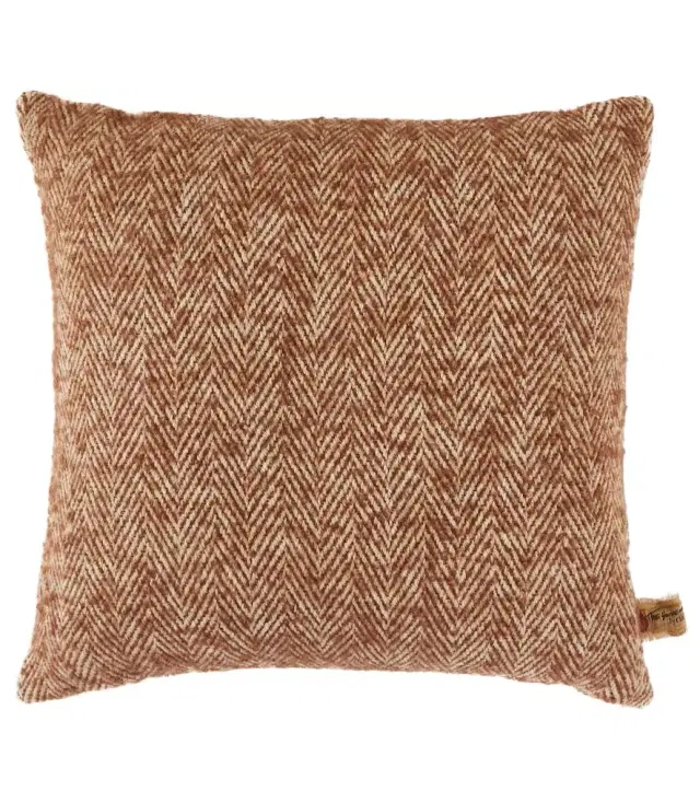 The House of Lyria Vitim jute, mohair, and wool-blend cushion