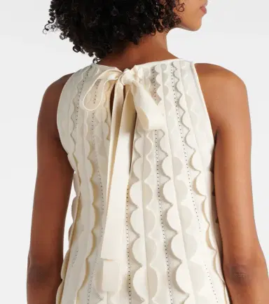 Oscar de la Renta Abstract Brushstroke midi dress | Thumbnail 2
