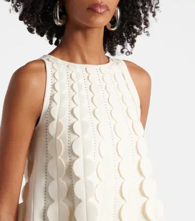 Oscar de la Renta Abstract Brushstroke midi dress | Thumbnail 5