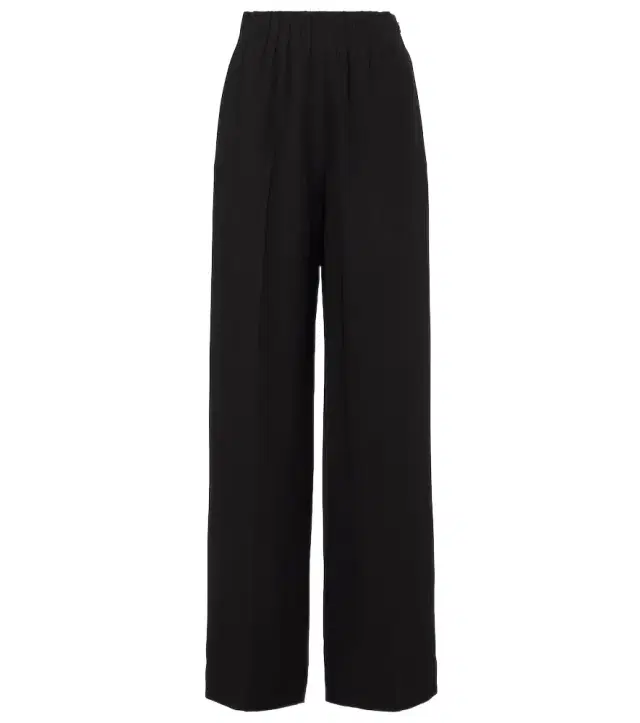 Fforme Maud high-rise silk cady wide-leg pants